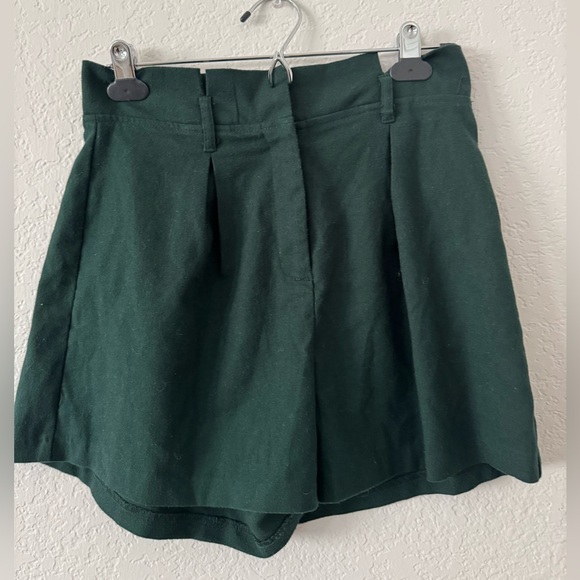 Forever 21 Pants - Forever 21 Dark Green High Waist Shorts